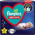 Pampers Baby Dry Pants / Baby Dry Night Pants luierbroekjes maat 6 | 19 stuks