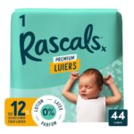 Rascal + Friends Premium luiers maat 1 | 44 stuks