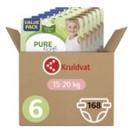 Kruidvat Pure & Soft luiers maat 6 | 168 stuks