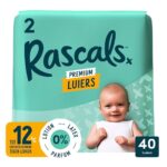 Rascal + Friends Premium luiers maat 2 | 40 stuks