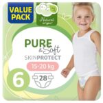 Kruidvat Pure & Soft luiers maat 6 | 28 stuks