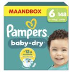 Pampers Baby Dry luiers maat 6 | 148 stuks