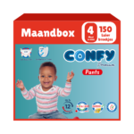 Confy luierbroekjes maat 4 | 150 stuks