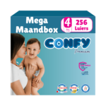 Confy luiers maat 4 | 256 stuks