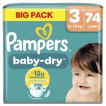 Pampers Baby Dry luiers maat 3 | 74 stuks