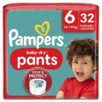 Pampers Baby Dry Pants luierbroekjes maat 6 | 32 stuks