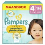 Pampers Premium Protection luiers maat 4 | 174 stuks