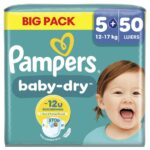 Pampers Baby Dry luiers maat 5+ | 50 stuks