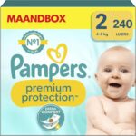 Pampers Premium Protection luiers maat 2 | 240 stuks