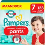 Pampers Premium Protection Pants luierbroekjes maat 7 | 123 stuks