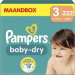 Pampers Baby Dry luiers maat 3 | 222 stuks