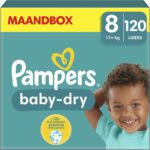 Pampers Baby Dry luiers maat 8 | 120 stuks