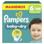 Pampers Baby Dry luiers maat 6 | 148 stuks