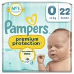 Pampers Premium Protection luiers maat 0 | 22 stuks
