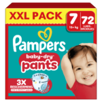 Pampers Baby Dry Pants luierbroekjes maat 7 | 72 stuks