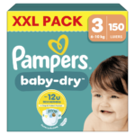 Pampers Baby Dry luiers maat 3 | 150 stuks