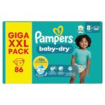Pampers Baby Dry luiers maat 8 | 86 stuks