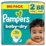 Pampers Baby Dry luiers maat 2 | 88 stuks