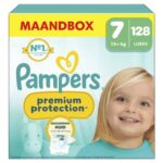 Pampers Premium Protection luiers maat 7 | 128 stuks
