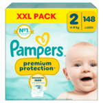 Pampers Premium Protection luiers maat 2 | 148 stuks