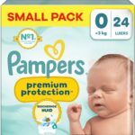 Pampers Premium Protection luiers maat 0 | 24 stuks