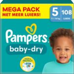 Pampers Baby Dry luiers maat 5 | 108 stuks