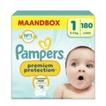 Pampers Premium Protection luiers maat 1 | 180 stuks