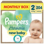 Pampers Harmonie luiers maat 2 | 204 stuks