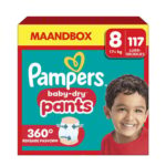 Pampers Baby Dry Pants luierbroekjes maat 8 | 117 stuks