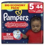 Pampers Baby Dry Pants / Baby Dry Night Pants luierbroekjes maat 5 | 44 stuks
