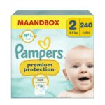Pampers Premium Protection luiers maat 2 | 240 stuks