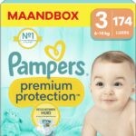 Pampers Premium Protection luiers maat 3 | 174 stuks