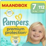 Pampers Premium Protection luiers maat 7 | 112 stuks