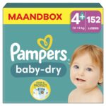 Pampers Baby Dry luiers maat 4+ | 152 stuks