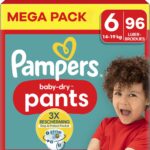 Pampers Baby Dry Pants luierbroekjes maat 6 | 96 stuks