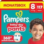 Pampers Baby Dry Pants luierbroekjes maat 8 | 117 stuks
