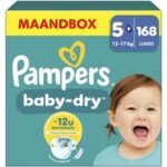 Pampers Baby Dry luiers maat 5+ | 168 stuks