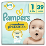 Pampers Premium Protection luiers maat 1 | 39 stuks