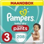 Pampers Baby Dry Pants luierbroekjes maat 3 | 208 stuks
