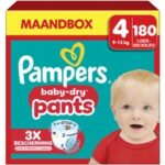 Pampers Baby Dry Pants luierbroekjes maat 4 | 180 stuks