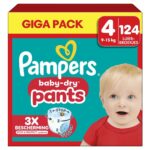 Pampers Baby Dry Pants luierbroekjes maat 4 | 124 stuks