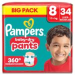 Pampers Baby Dry Pants luierbroekjes maat 8 | 34 stuks