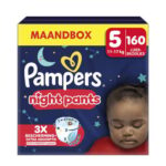 Pampers Baby Dry Pants / Baby Dry Night Pants luierbroekjes maat 5 | 160 stuks
