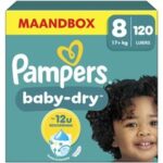 Pampers Baby Dry luiers maat 8 | 120 stuks