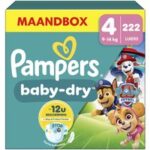 Pampers Baby Dry luiers maat 4 | 222 stuks