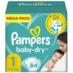 Pampers Baby Dry luiers maat 1 | 84 stuks