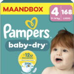 Pampers Baby Dry luiers maat 4 | 168 stuks