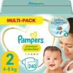 Pampers Premium Protection luiers maat 2 | 240 stuks
