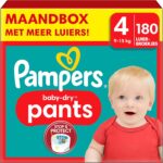 Pampers Baby Dry Pants luierbroekjes maat 4 | 180 stuks