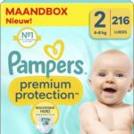 Pampers Premium Protection luiers maat 2 | 216 stuks
